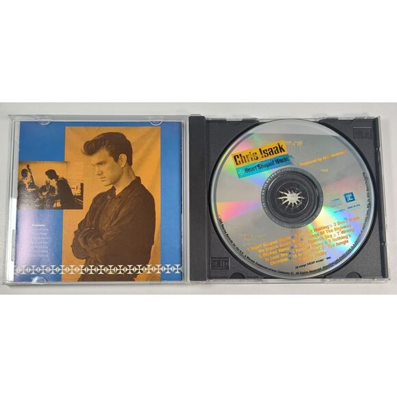 Chris Isaak Heart Shaped World CD Wicked Games, Kings of the Highway & More - Picture 3 of 5